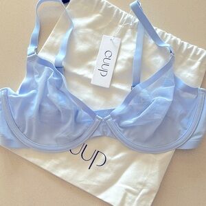 CUUP Mesh Plunge Bra 34D